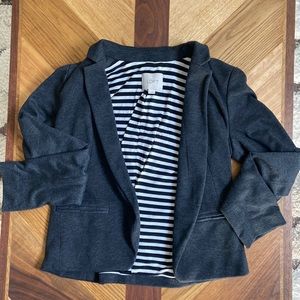 Women’s LOFT Gray Blazer- size 2 petite